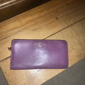 Coach Purple Wallet